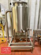 50 Gallon S/S Feed Tank: Mounted on S/S Base (Subject to BULK BID: Lot 59)