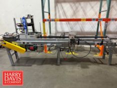 12' Steel Frame Belt Conveyor with Drive and Inkjet