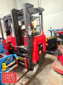 Raymond 3,500 LB Capacity Stand-up Reach Fork Truck, Model: 750-R35TT, S/N: 750-21-AC84820