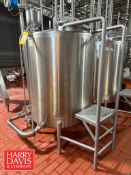 200 Gallon Dome-Top, Slope-Bottom S/S Tank