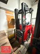 Raymond 3,500 LB Capacity Stand-up Reach Fork Truck, Model: 750-R35TT, S/N: 750-21-AC84834