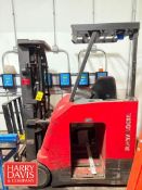 Raymond 3,500 LB Capacity Stand-up Reach Fork Truck, Model: 425-C35TT, S/N: 425-11-32471