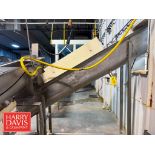 S/S Incline Flighted Screw Auger: 12' x 12.5" (Subject to BULK BID: Lot 6)