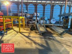 Assorted S/S Platform Stands and Stairs: (2) 5' Length, (1) 10’, (1) 189”: 5' x 66