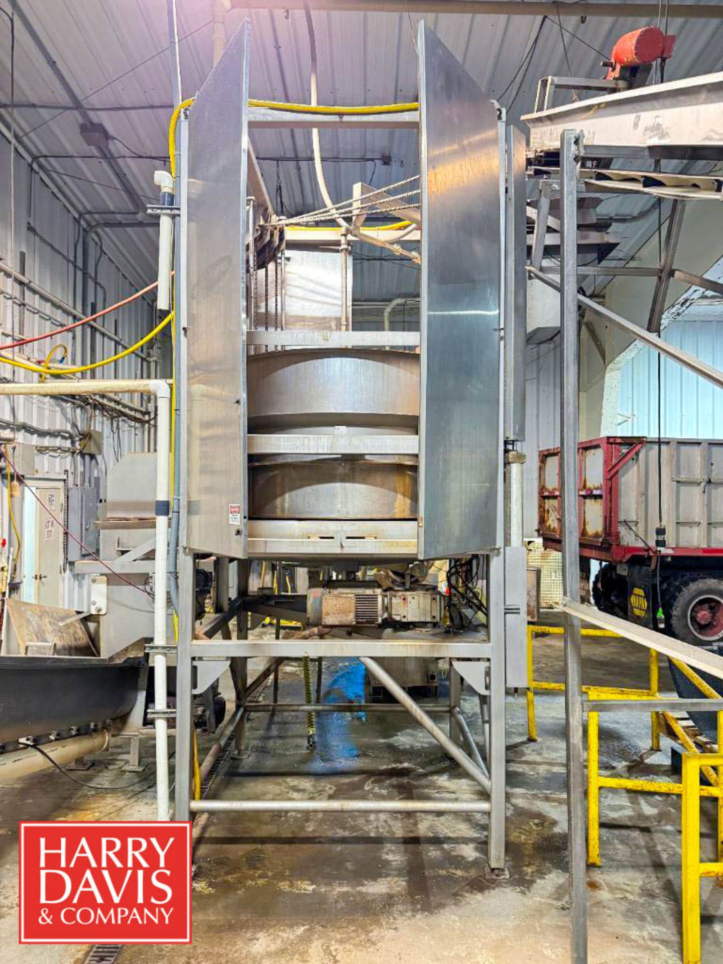 Heat and Control Batch Peeler, Model: VP-48, S/N: 1004 with S/S Control Panel with Allen-Bradley