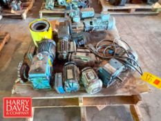 Assorted Motors: .5 HP – 7.5 HP and Gear Box