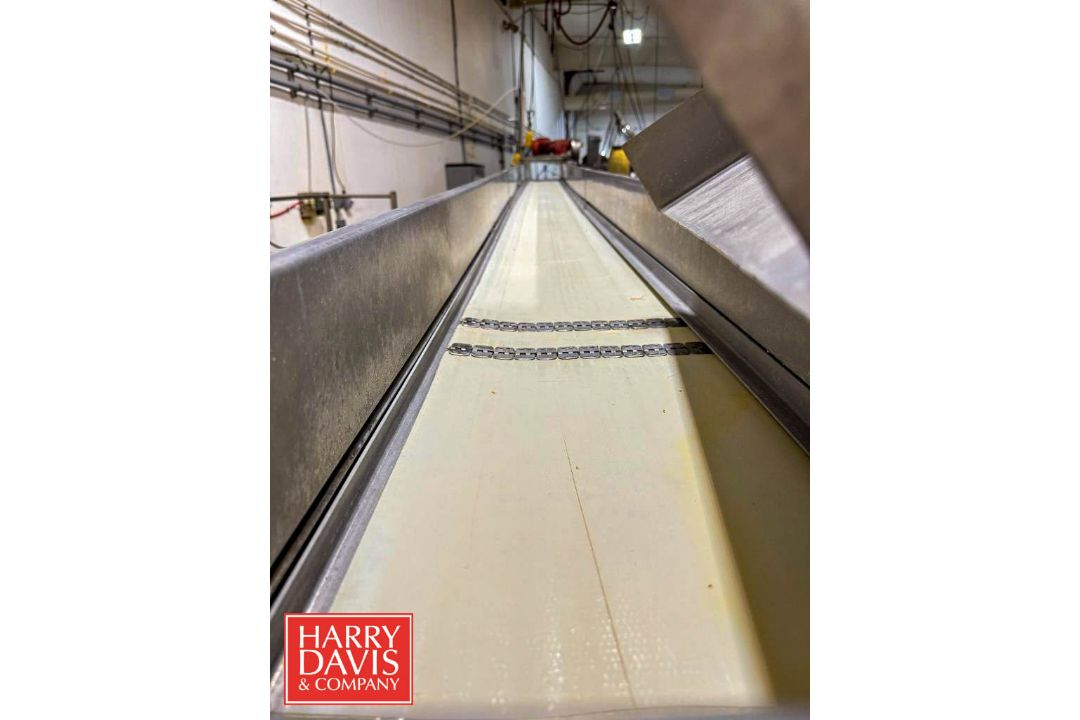 S/S Incline Conveyor: 208" x 11.5": Mounted on Castors (Subject to BULK BID: Lot 6) - Image 3 of 5