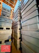Stackable Food Grade Poly Totes: 40” x 40