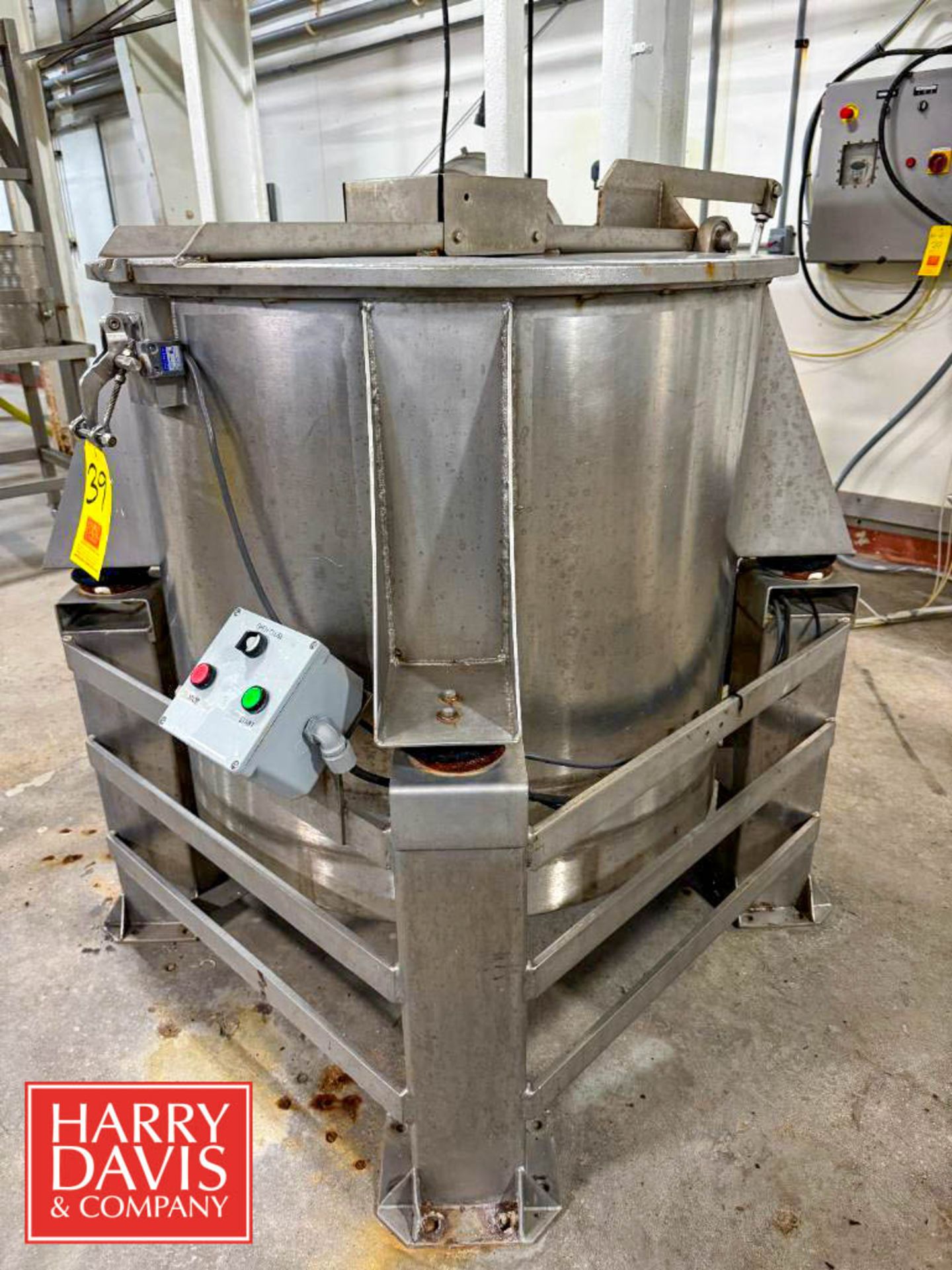 S/S 200 Gallon Spin Dryer with (2) Spare Strainer Baskets and Controls (Subject to BULK BID: Lot 30) - Image 2 of 18