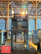 Key Technology Tote Dumper with Weigh Batching and Discharge Hopper