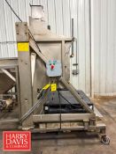 Materials Transportation 3,000 LB Capacity Portable S/S Tote Dumper, Model: LEC, S/N: 4701 (Subject