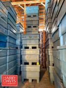 Stackable Food Grade Poly Totes: 40” x 40