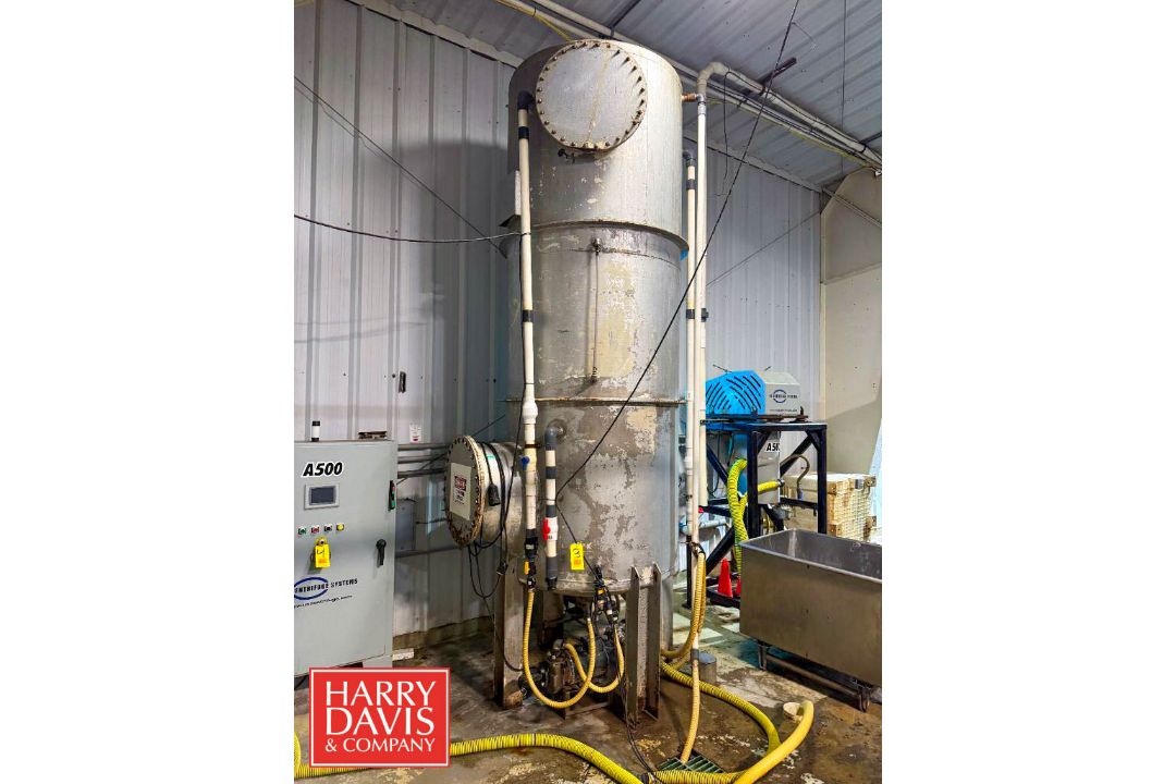 900 Gallon S/S Water Circulation Tank with Centrifugal Pump with 5 HP 3,500 RPM Marathon Motor - Image 2 of 10