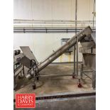 Portable S/S Incline Screw Auger: 9' x 10" (Subject to BULK BID: Lot 6)