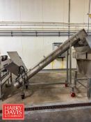 Portable S/S Incline Screw Auger: 9' x 10