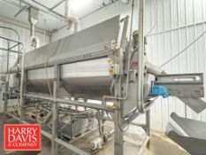 Lyco Blancher: 19' x 7’, Model: Cooker-Cooler, S/N: RDB 6315 77754 with S/S Control Panel with Allen