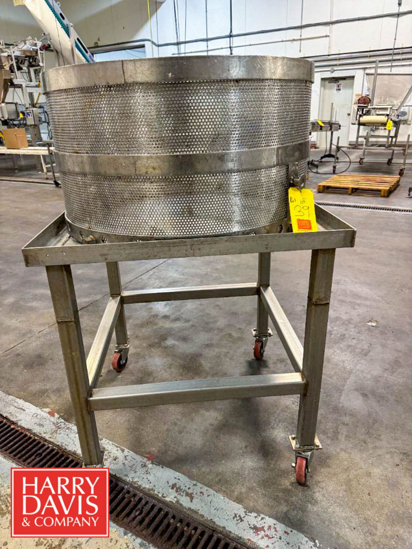 S/S 200 Gallon Spin Dryer with (2) Spare Strainer Baskets and Controls (Subject to BULK BID: Lot 30) - Image 17 of 18