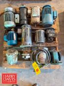 Assorted Motors: .75 HP – 3 HP and Gear Box