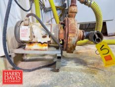 Ingersoll 824 Centrifugal Pump, S/N: 13165 with 3 HP 1,725 RPM Motor