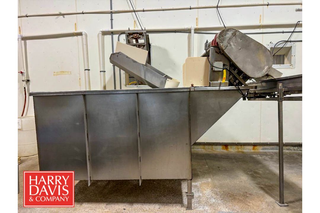 S/S Dip Tank with Elevator Bucket Conveyor: 6' x 5' (Subject to BULK BID: Lot 6) - Image 1 of 10