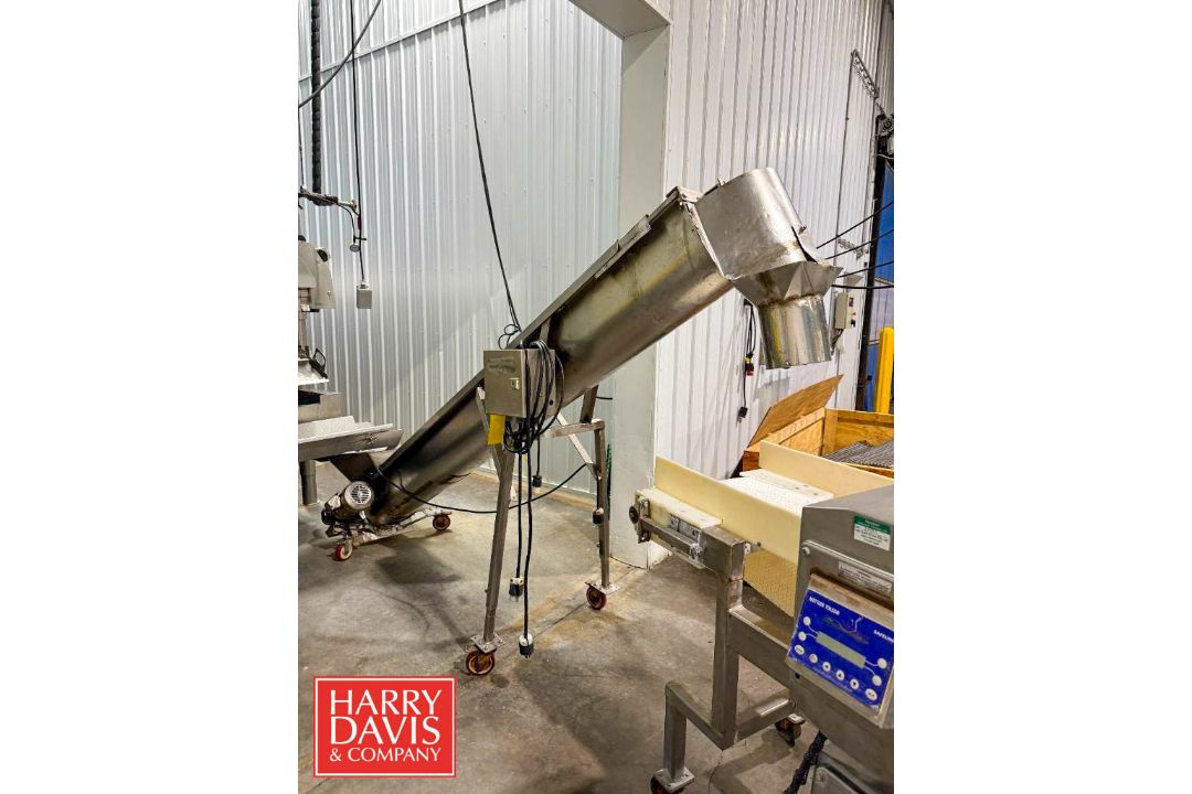 Portable S/S Incline Screw Auger: 10' x 16” (Subject to BULK BID: Lot 43) - Image 2 of 5