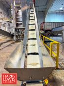 Incline Flighted Conveyor: 25' x 1' (Subject to BULK BID: Lot 6)