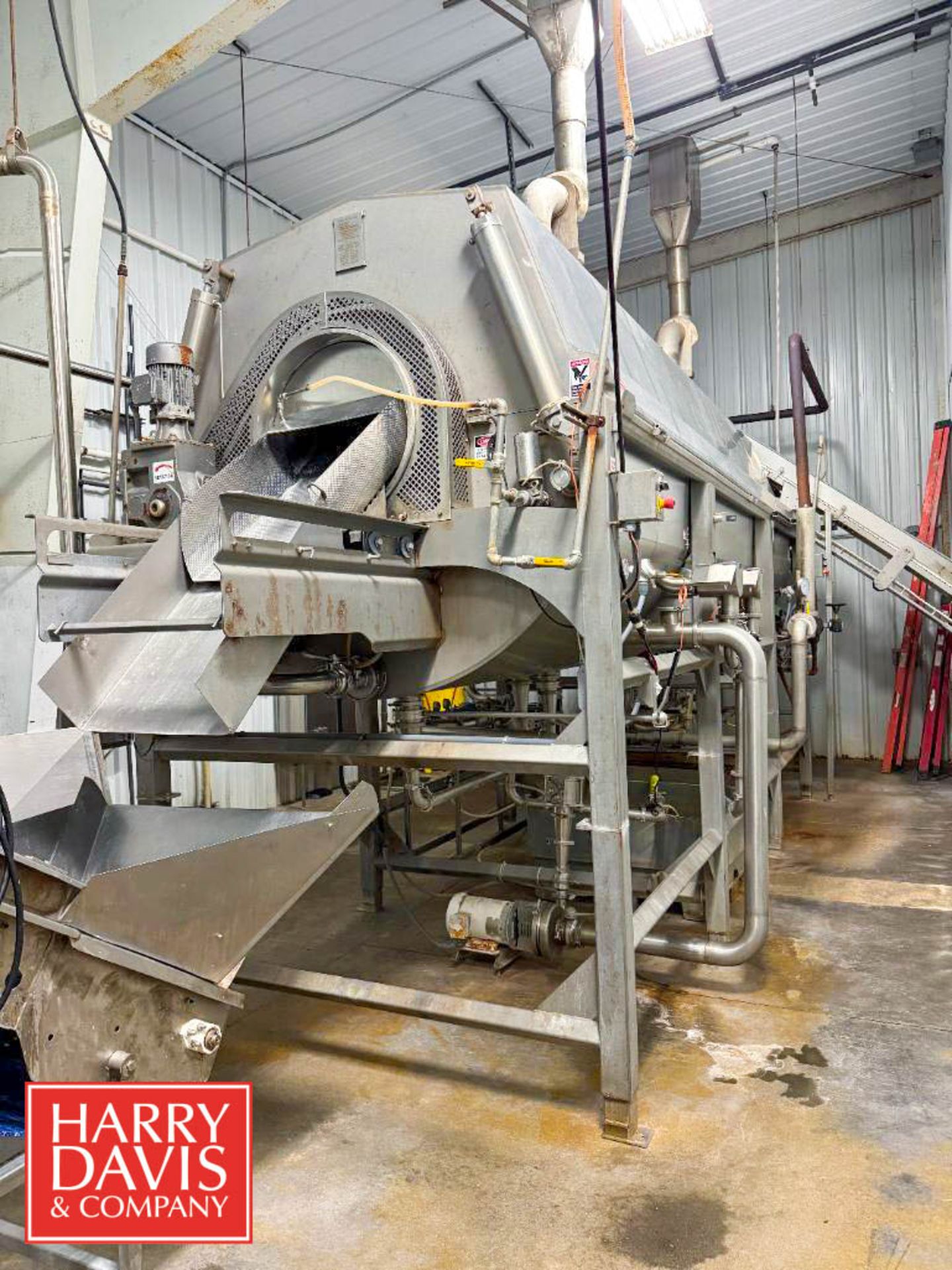 Lyco Blancher: 19' x 7’, Model: Cooker-Cooler, S/N: RDB 6315 77754 with S/S Control Panel with Allen - Image 5 of 15