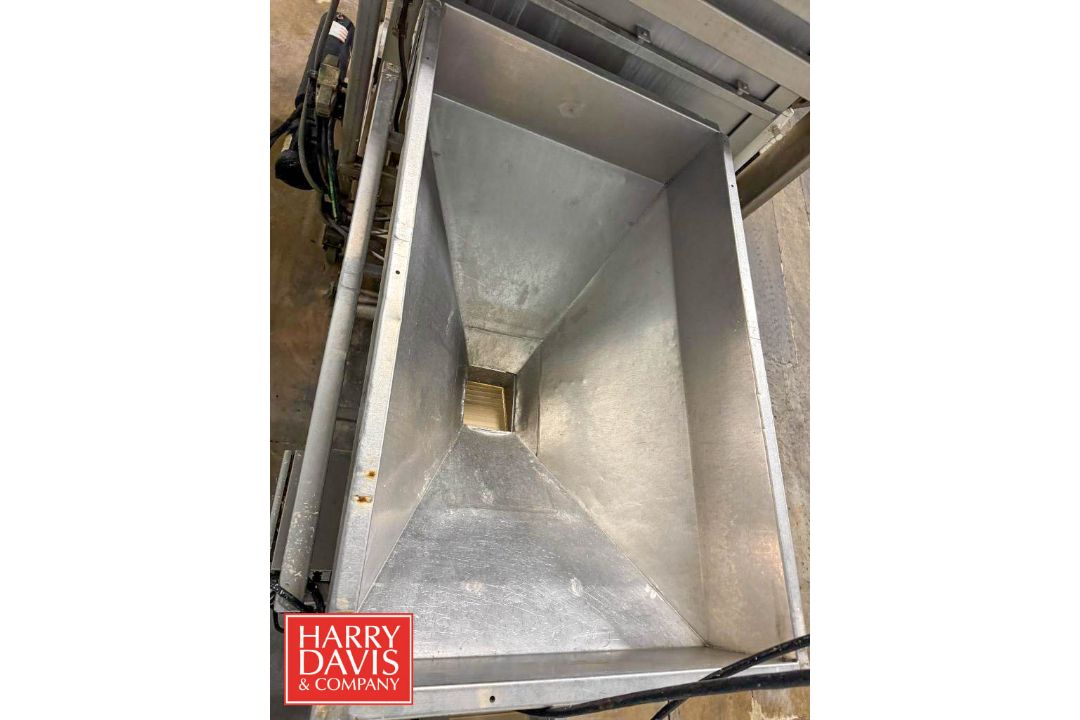 Portable S/S Hopper Conveyor: 29" x 1’ (Hopper: 67.5" x 43” x 35" Depth) (Subject to BULK BID: - Image 8 of 11