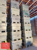 Stackable Food Grade Poly Totes: 40” x 40