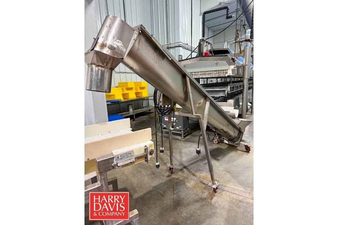 Portable S/S Incline Screw Auger: 10' x 16” (Subject to BULK BID: Lot 43) - Image 3 of 5
