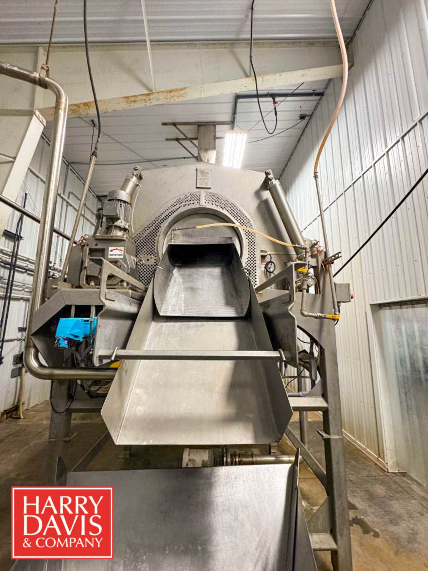 Lyco Blancher: 19' x 7’, Model: Cooker-Cooler, S/N: RDB 6315 77754 with S/S Control Panel with Allen - Image 4 of 15