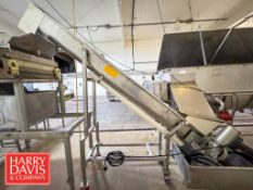 Portable S/S Incline Screw Auger: 11' x 9.5