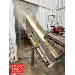 Incline Flighted Conveyor: 175" x 18” with Drive (Subject to BULK BID: Lot 43)