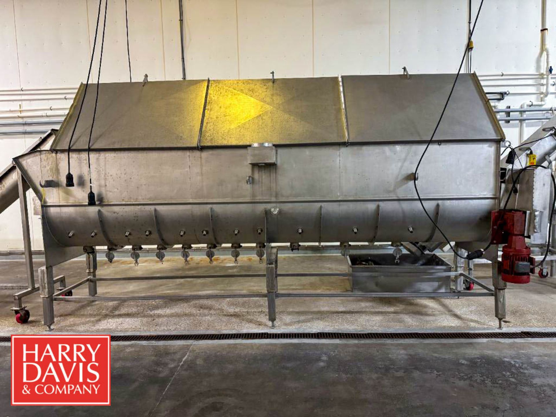 Rietz Thermascrew Blancher: 15' x 37", Model: Tl-36-K2215, S/N: T-70081 (Subject to BULK BID: Lot 6)