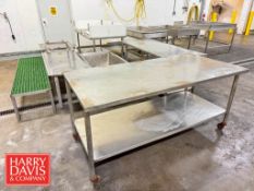 All S/S Tables, Transfer Bucket and Platform