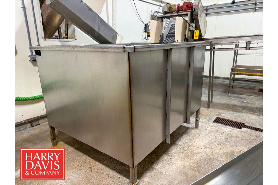 S/S Dip Tank with Elevator Bucket Conveyor: 6' x 5' (Subject to BULK BID: Lot 6) - Image 2 of 10