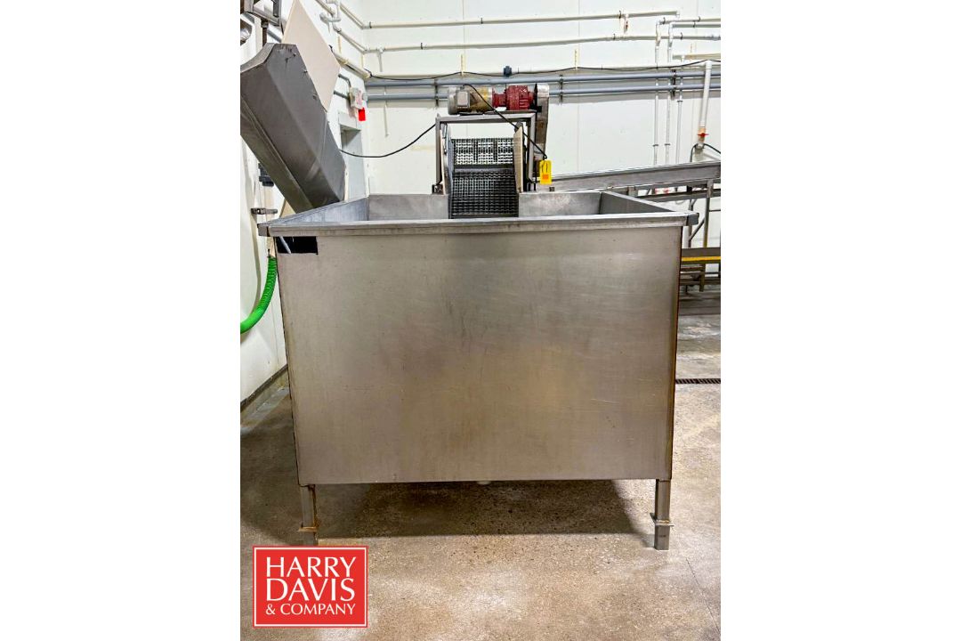 S/S Dip Tank with Elevator Bucket Conveyor: 6' x 5' (Subject to BULK BID: Lot 6) - Image 3 of 10