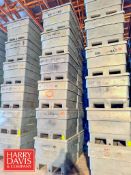 Stackable Food Grade Poly Totes: 40” x 40