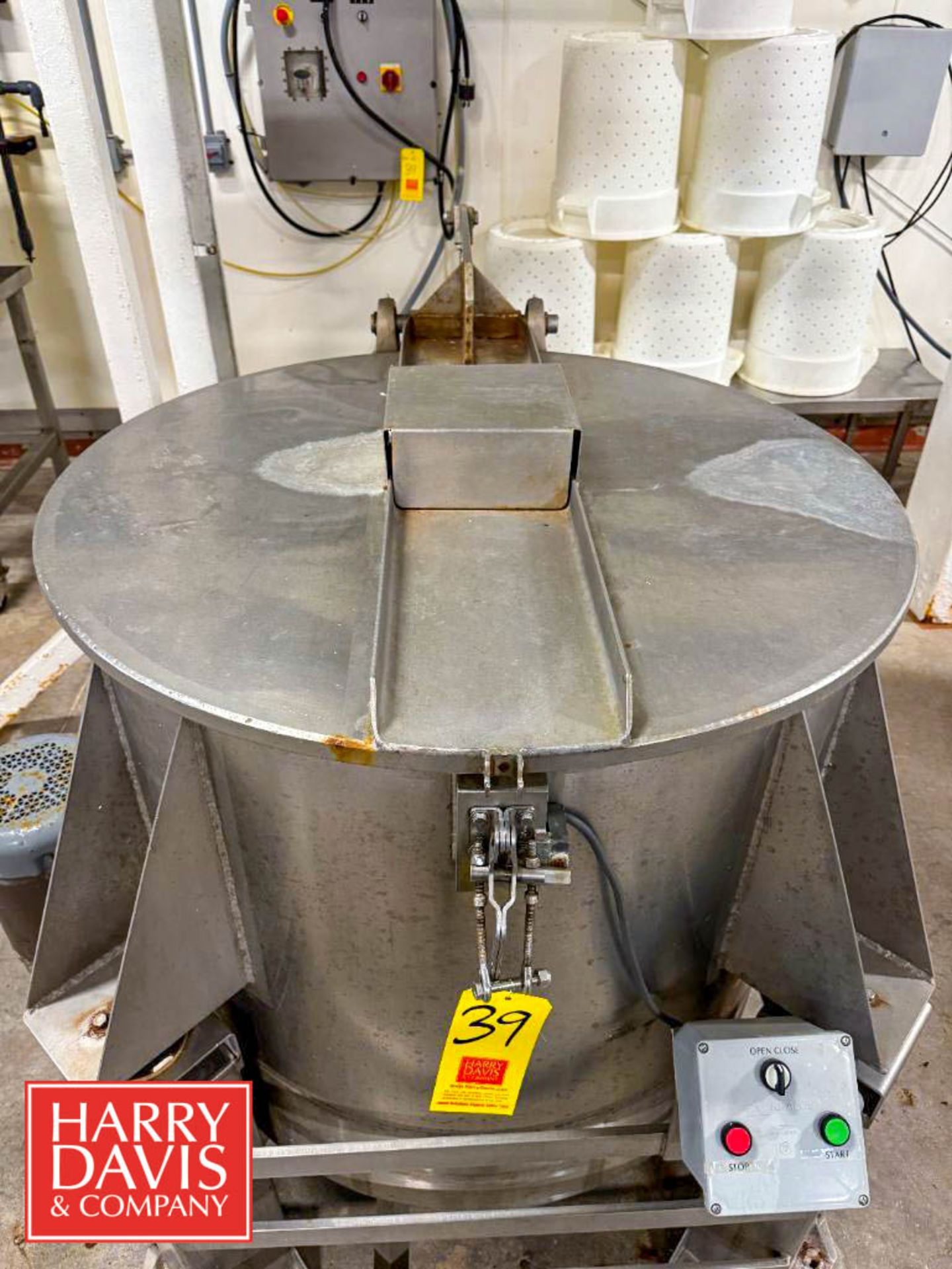 S/S 200 Gallon Spin Dryer with (2) Spare Strainer Baskets and Controls (Subject to BULK BID: Lot 30) - Image 8 of 18