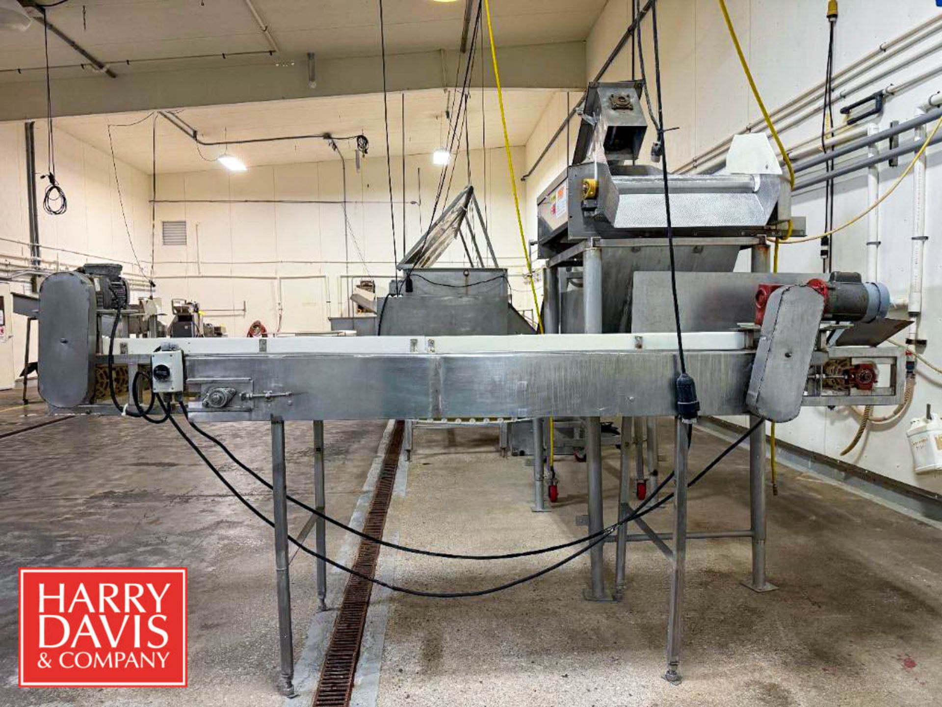 Conveyor with Drive: 124" x 17.5", 80" x 8" (Subject to BULK BID: Lot 6)