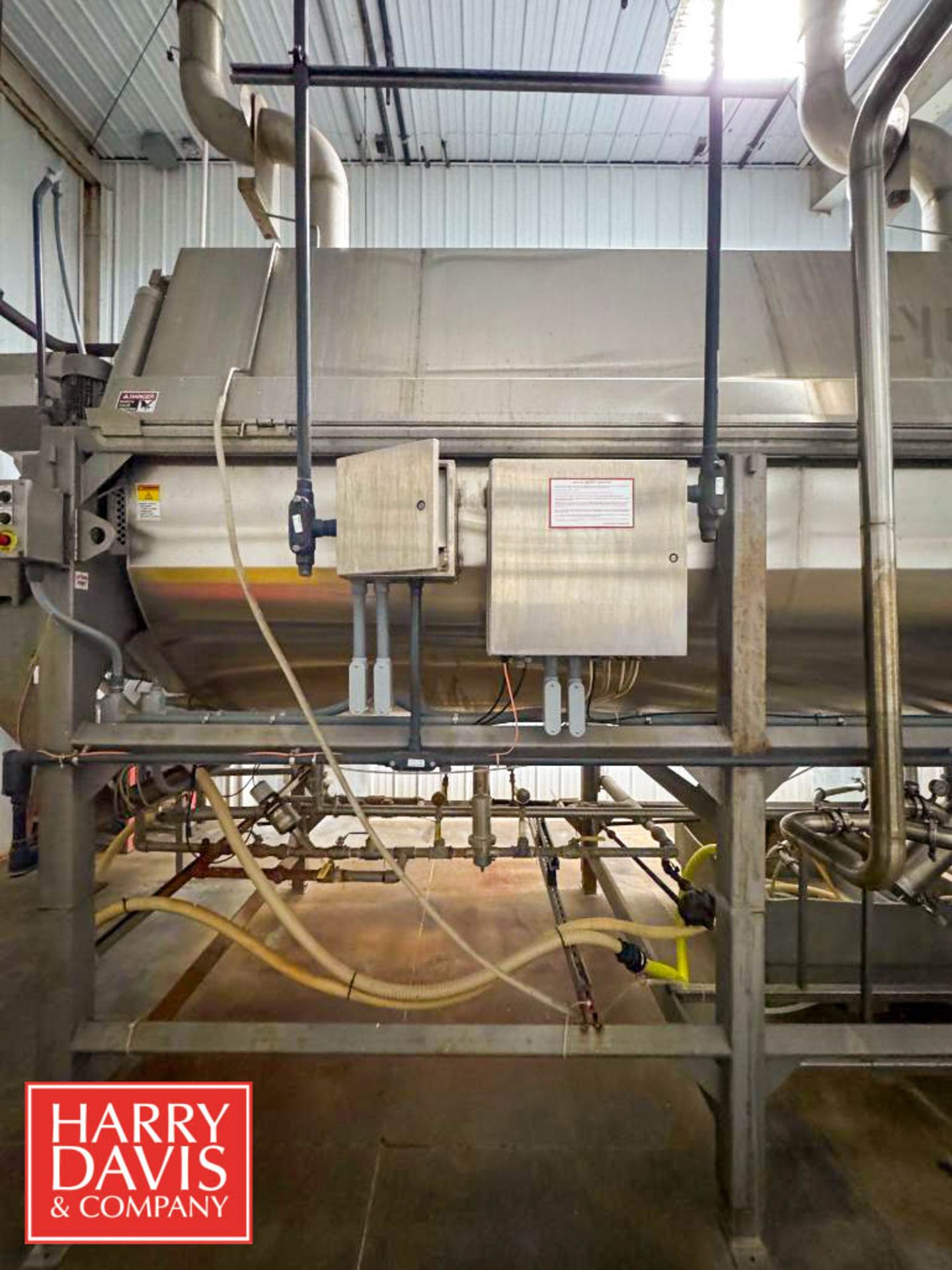 Lyco Blancher: 19' x 7’, Model: Cooker-Cooler, S/N: RDB 6315 77754 with S/S Control Panel with Allen - Image 13 of 15