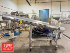 Portable S/S Incline Screw Auger: 8' x 10.5”