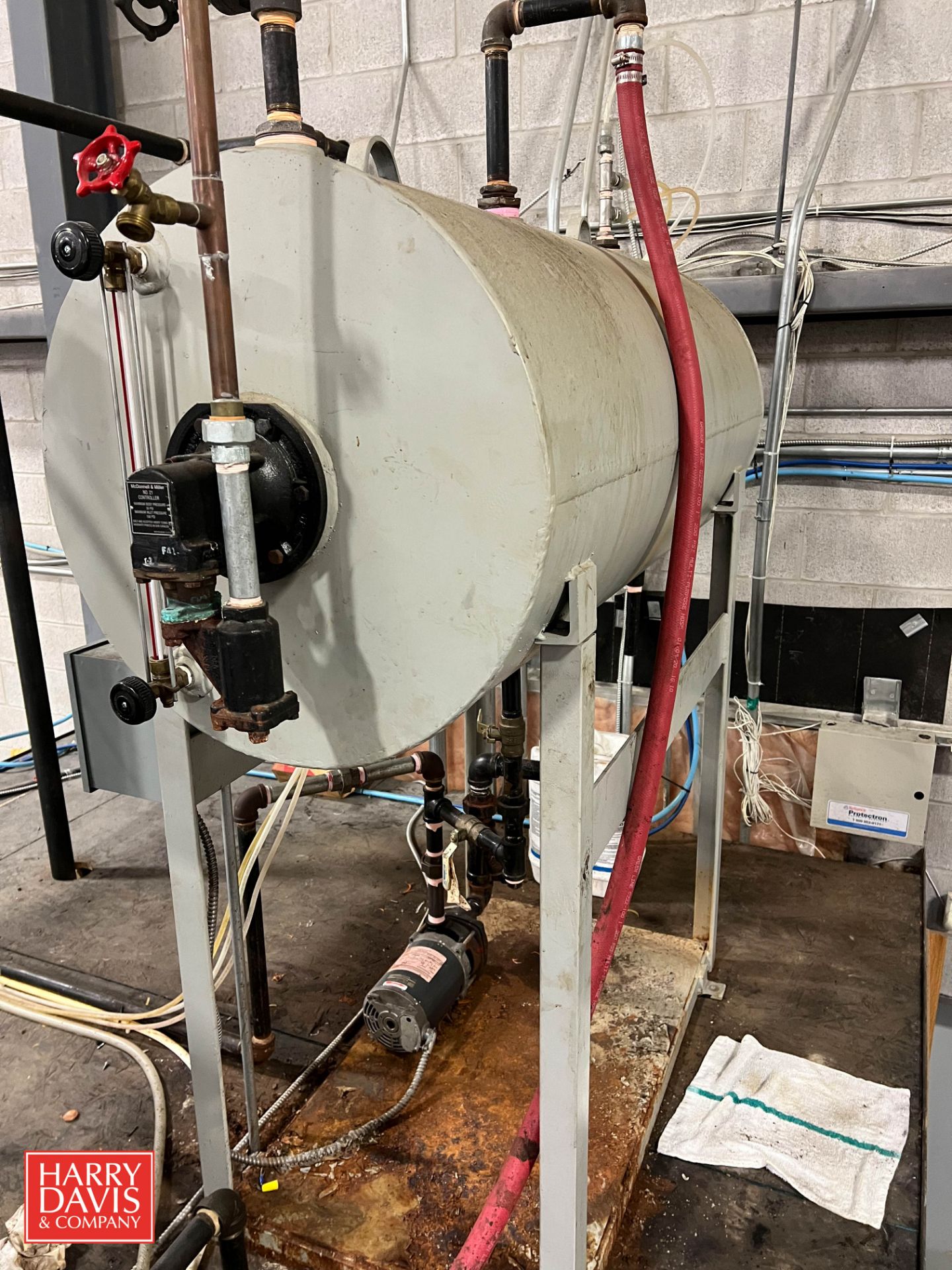 Ajax Low Pressure Steam Boiler, Model: HRNG-30, 30.8 HP Boiler with Condensate Return Pump and Tank - Image 3 of 4
