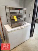 Nemco Dual-Shelf Heated Mechaniser, Model: 6480-24S and Deep Freezer