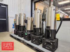 Grain Father Pilot Brewing System with Brew Kettle, Mill, (4) Fermenters and Glycol System
