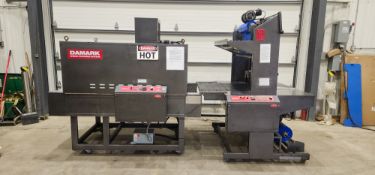 Damark Semi Automatic Tray Overwarpper with Integrated Shrink Tunnel Model B34C Year 2014