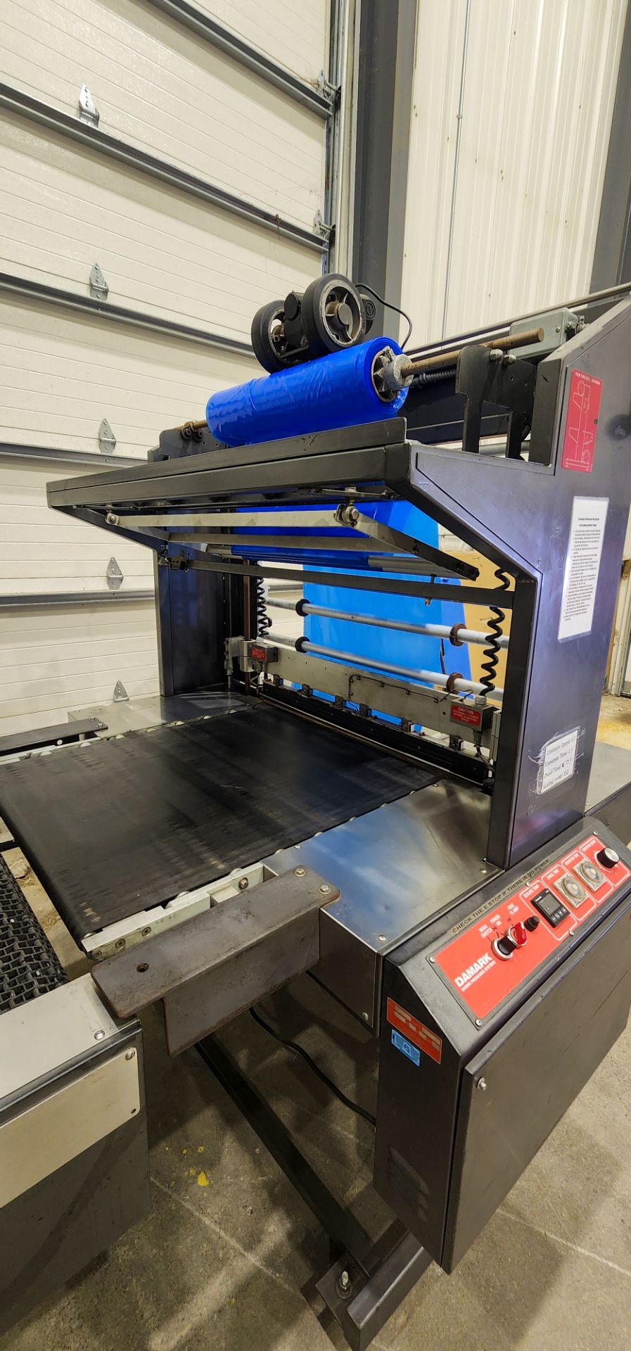 Damark Semi Automatic Tray Overwarpper with Integrated Shrink Tunnel Model B34C Year 2014 - Image 3 of 12