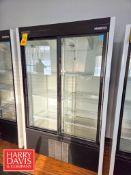 Habco Commercial Double Glass Door Retail Refrigerator