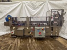 Adco Stainless Steel Semi Automatic Can Cartoner. 2016 Model 15DZ-60 Serial 5747HG with Nordson