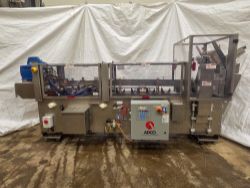 Adco Stainless Steel Semi Automatic Can Cartoner. 2016 Model 15DZ-60 Serial 5747HG with Nordson